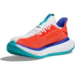 Hoka Carbon X 3 Dames Hardloopschoenen - Wit / Flame 10 Hoka Carbon X 3 Dames Hardloopschoenen - Wit / Flame -Sportschoenenwinkel hoka carbon x 3 women s running shoes white flame 3 1364216