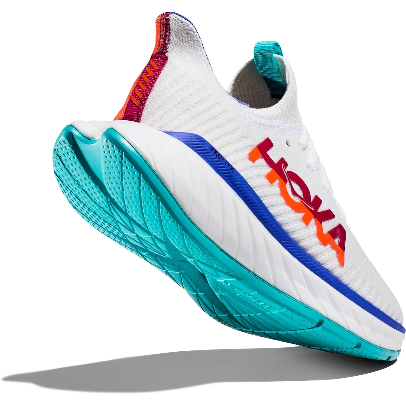 Hoka Carbon X 3 Dames Hardloopschoenen - Wit / Flame 6 Hoka Carbon X 3 Dames Hardloopschoenen - Wit / Flame - Afbeelding 4