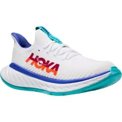 Hoka Carbon X 3 Dames Hardloopschoenen - Wit / Flame