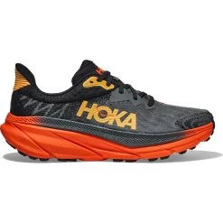 Hoka Challenger 7 Hardloopschoenen Heren - Castlerock / Flame -Sportschoenenwinkel hoka challenger 7 running shoes castlerock flame 2 1502334