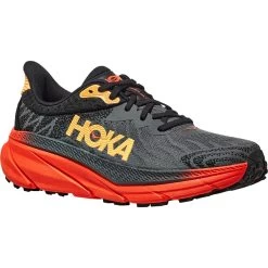 Hoka Challenger 7 Hardloopschoenen Heren - Castlerock / Flame