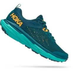 Hoka Challenger 6 Wide Dames Hardloopschoenen - Deep Teal / Water Garden -Sportschoenenwinkel hoka challenger atr 6 women s running shoes deep teal water garden 4 1239860