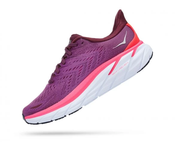 Hoka One One Hoka Clifton 8 Hardloopschoenen Paars Dames 4 Hoka One One Hoka Clifton 8 Hardloopschoenen Paars Dames - Afbeelding 2