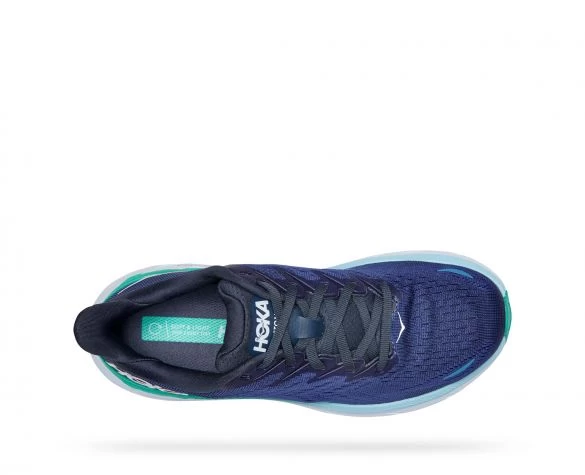 Hoka One One Hoka Clifton 8 Hardloopschoenen Blauw Dames 5 Hoka One One Hoka Clifton 8 Hardloopschoenen Blauw Dames - Afbeelding 3