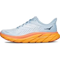 Hoka Clifton 8 Dames Hardloopschoenen - Summer Song / Ice Flow -Sportschoenenwinkel hoka clifton 8 women s running shoes summer song ice flow 7 1239987