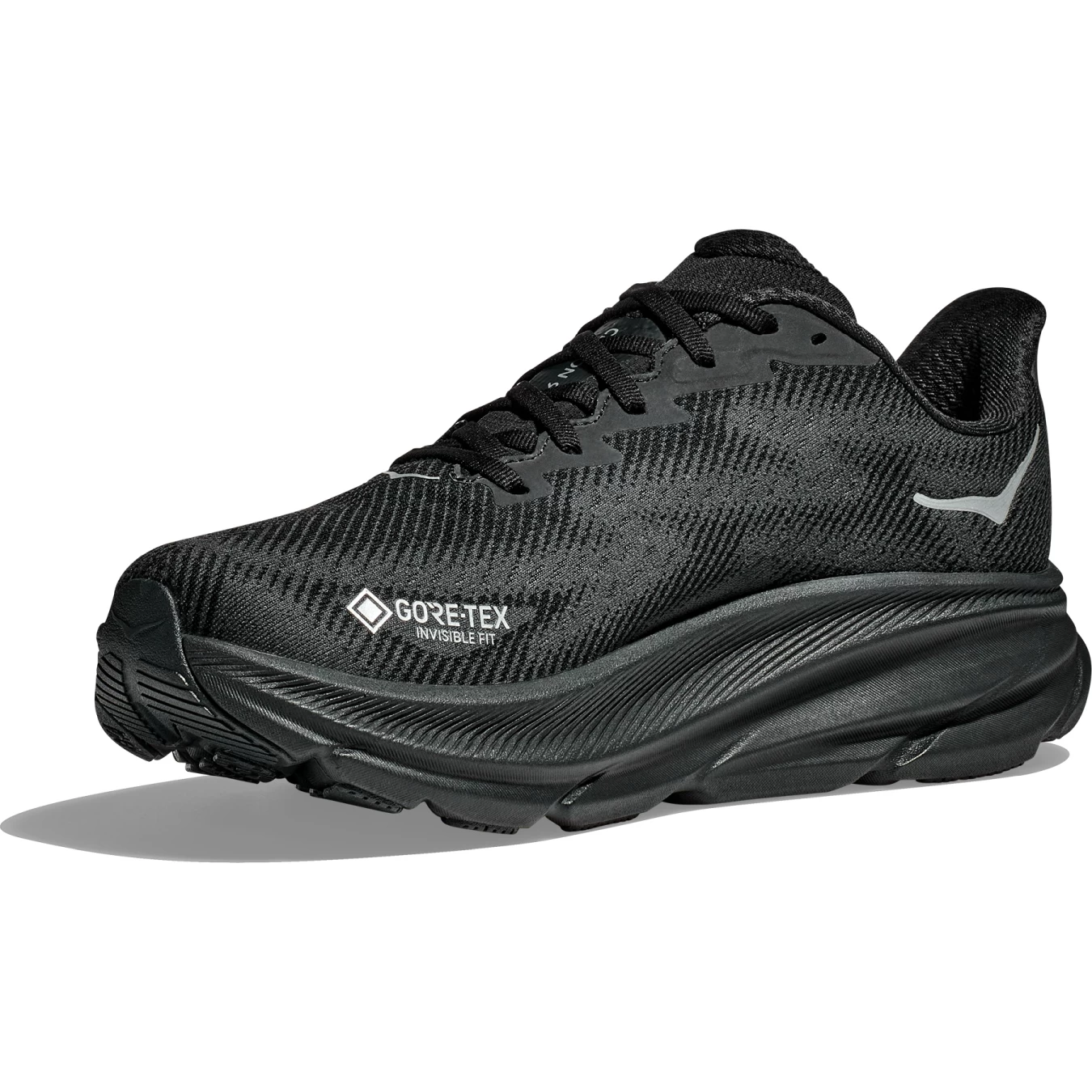 Hoka Clifton 9 GTX Hardloopschoenen - Zwart / Zwart 4 Hoka Clifton 9 GTX Hardloopschoenen - Zwart / Zwart - Afbeelding 2