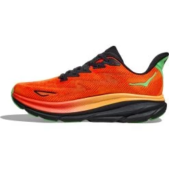 Hoka Clifton 9 Hardloopschoenen Heren - Flame / Vibrant Orange -Sportschoenenwinkel hoka clifton 9 running shoes flame vibrant orange 3 1502492