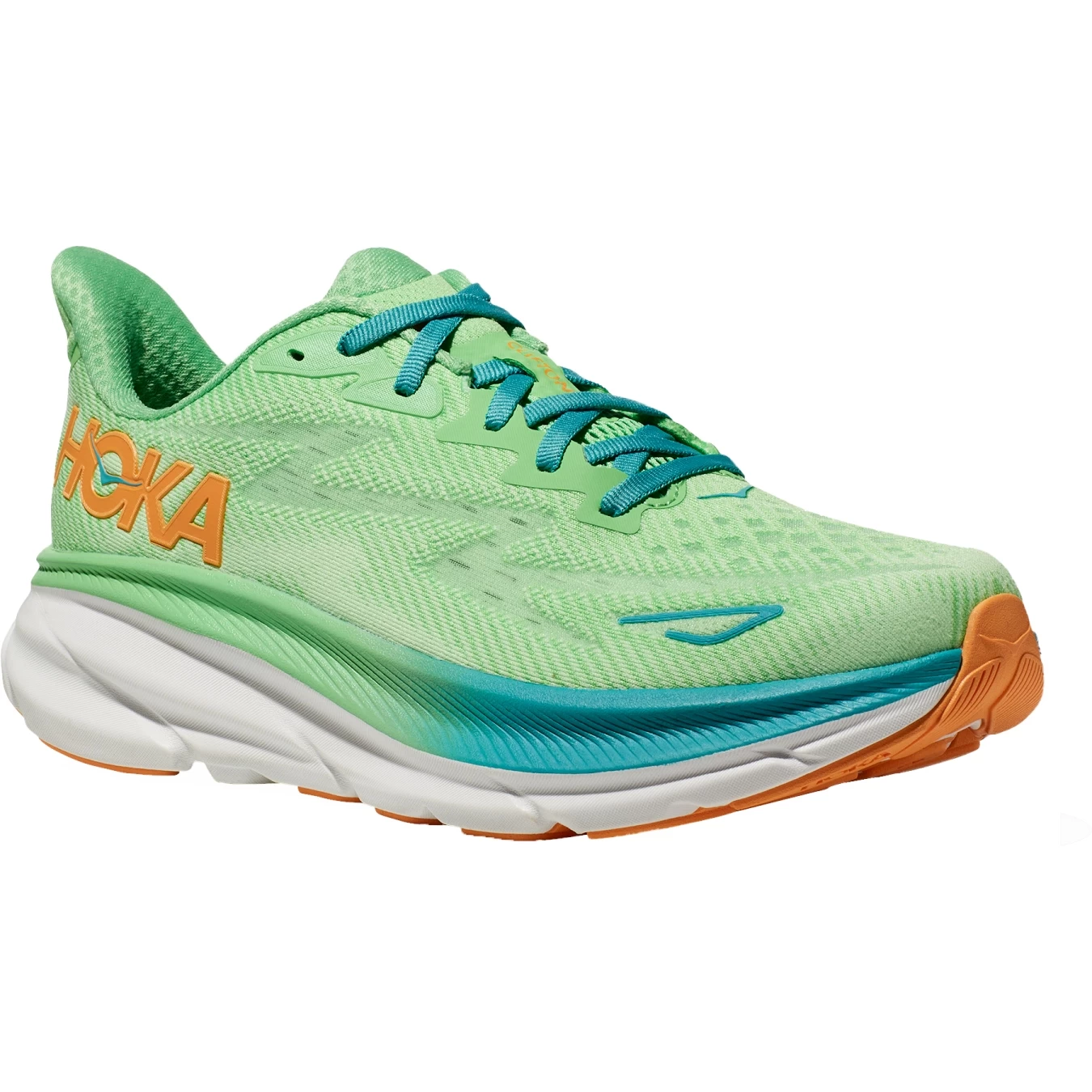 Hoka Clifton 9 Hardloopschoenen Heren - Zest / Lime Glow 3 Hoka Clifton 9 Hardloopschoenen Heren - Zest / Lime Glow