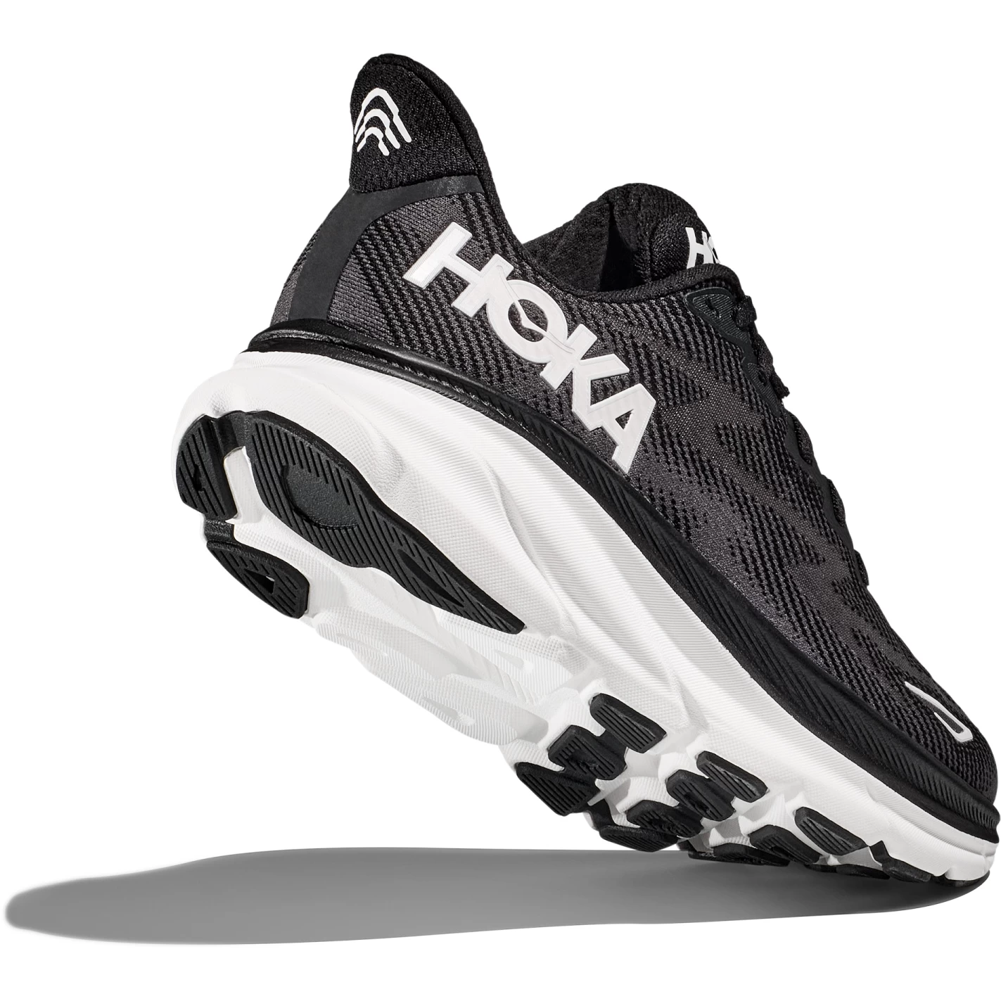 Hoka Clifton 9 Wide Hardloopschoenen Heren - Zwart / Wit 6 Hoka Clifton 9 Wide Hardloopschoenen Heren - Zwart / Wit - Afbeelding 4
