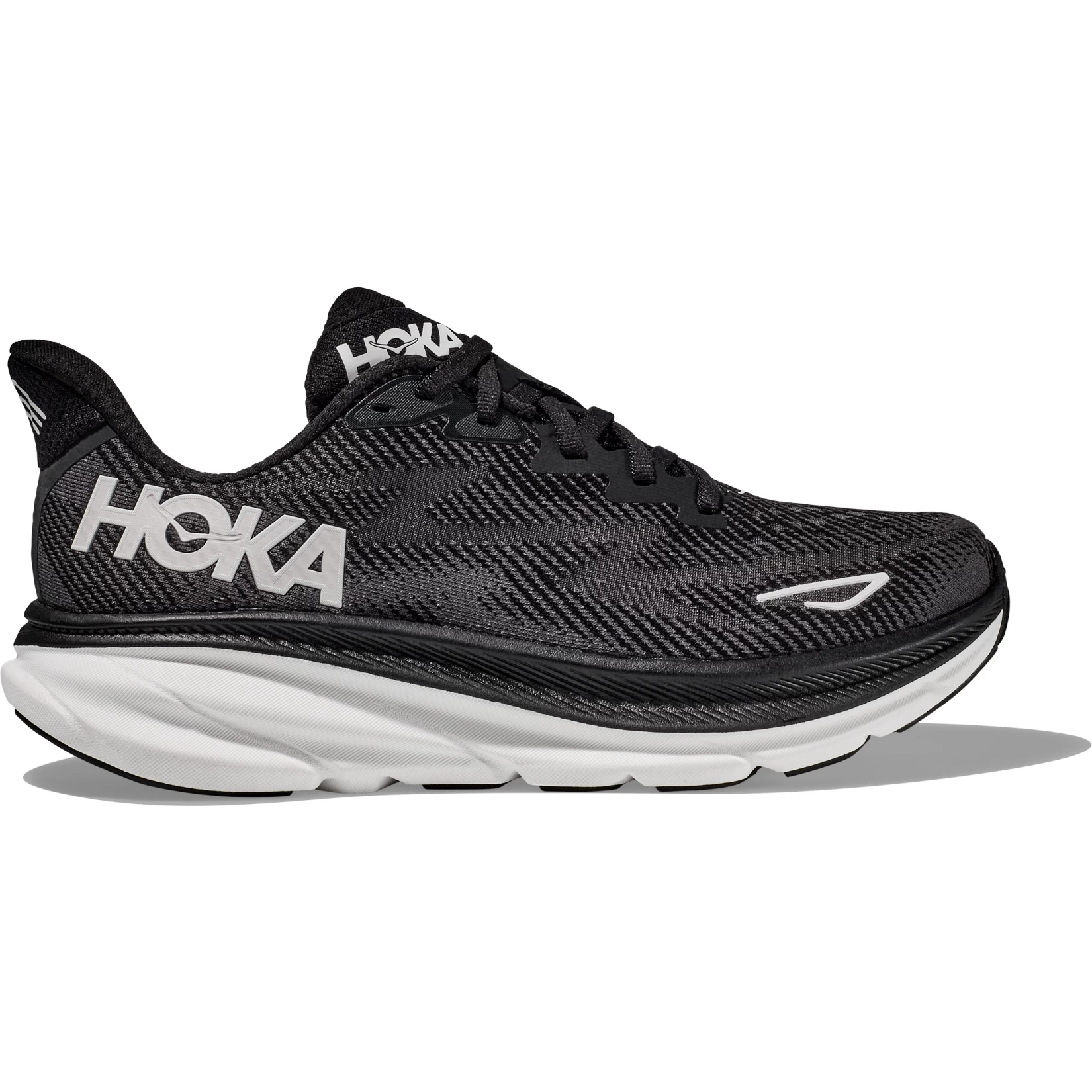 Hoka Clifton 9 Wide Hardloopschoenen Heren - Zwart / Wit 4 Hoka Clifton 9 Wide Hardloopschoenen Heren - Zwart / Wit - Afbeelding 2