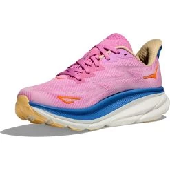 Hoka Clifton 9 Wide Hardloopschoenen Dames - Cyclamen / Sweet Lilac -Sportschoenenwinkel hoka clifton 9 women s running shoes cyclamen sweet lilac 1 1377041