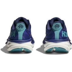 Hoka Clifton 9 Hardloopschoenen Dames - Bellwether Blue / Evening Sky -Sportschoenenwinkel hoka clifton 9 womens running shoes bellwether blue evening sky 4 1502370