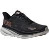 Hoka Clifton 9 Hardloopschoenen Dames - Zwart / Rose Gold -Sportschoenenwinkel hoka clifton 9 womens running shoes black rose gold 4 1502398