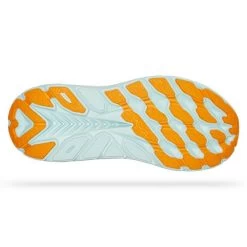 Hoka One One Clifton 8 Hardloopschoenen Grijs/oranje Dames -Sportschoenenwinkel hoka dames 1119394 bdbw 006