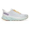 Hoka One One Clifton 8 Hardloopschoenen Grijs/oranje Dames -Sportschoenenwinkel hoka dames 1119394 bdbw 007
