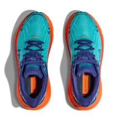 Hoka One One Hoka Challenger ATR 7 Hardloopschoenen Blauw/oranje Dames -Sportschoenenwinkel hoka dames challenger atr 7 1134498 cvor 02