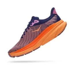 Hoka One One Hoka Challenger ATR 7 Hardloopschoenen Donkerblauw/oranje Dames -Sportschoenenwinkel hoka dames challenger atr 7 1134498 wmcy 04