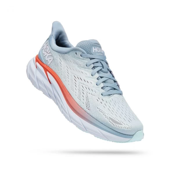 Hoka One One Clifton 8 Hardloopschoenen Licht Blauw Dames 4 Hoka One One Clifton 8 Hardloopschoenen Licht Blauw Dames - Afbeelding 2