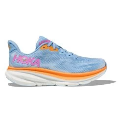 Hoka One One Hoka Clifton 9 Hardloopschoenen Blauw/oranje Dames