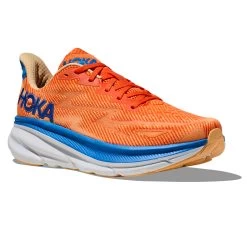 Hoka One One Hoka Clifton 9 Hardloopschoenen Oranje/blauw Heren -Sportschoenenwinkel hoka hardloopschoenen 1127895 voim 006