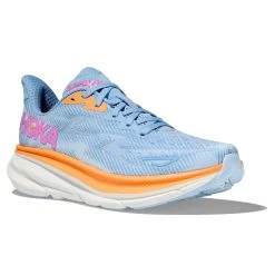 Hoka One One Hoka Clifton 9 Hardloopschoenen Blauw/oranje Dames -Sportschoenenwinkel hoka hardloopschoenen 1127896 abiw 006
