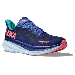 Hoka One One Hoka Clifton 9 Hardloopschoenen Blauw/roze Dames -Sportschoenenwinkel hoka hardloopschoenen 1127896 bbcrm 006