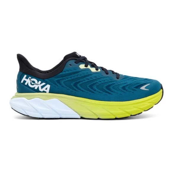 Hoka One One Arahi 6 Hardloopschoenen Blauw/geel Heren 3 Hoka One One Arahi 6 Hardloopschoenen Blauw/geel Heren
