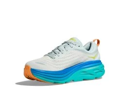 Hoka One One Hoka Bondi 8 Hardloopschoenen Grijs/blauw Heren -Sportschoenenwinkel hoka heren bondi 8 1123202 ifbob 03
