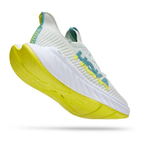 Hoka One One Hoka Carbon X 3 Hardloopschoenen Wit/geel Heren 5 Hoka One One Hoka Carbon X 3 Hardloopschoenen Wit/geel Heren - Afbeelding 3