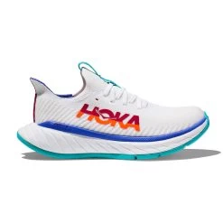Hoka One One Hoka Carbon X 3 Hardloopschoenen Wit/rood Heren