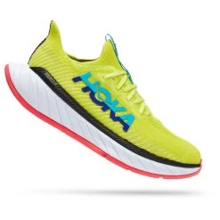 Hoka One One Hoka Carbon X 3 Hardloopschoenen Groen/blauw Heren -Sportschoenenwinkel hoka heren carbon x evening primrose scuba blue 1123192 epsb 02