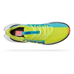 Hoka One One Hoka Carbon X 3 Hardloopschoenen Groen/blauw Heren -Sportschoenenwinkel hoka heren carbon x evening primrose scuba blue 1123192 epsb 05