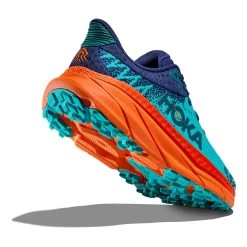 Hoka One One Hoka Challenger ATR 7 Hardloopschoenen Blauw/oranje Heren -Sportschoenenwinkel hoka heren challenger atr 7 1134497 cvor 04