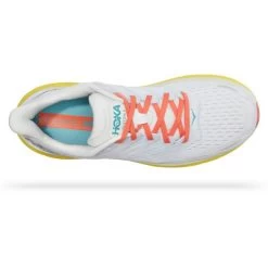Hoka One One Hoka Clifton 8 Hardloopschoenen Wit/geel Heren -Sportschoenenwinkel hoka heren clifton 8 1119393 bdbi 04