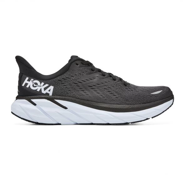 Hoka One One Clifton 8 Hardloopschoenen Zwart-wit Heren 3 Hoka One One Clifton 8 Hardloopschoenen Zwart-wit Heren