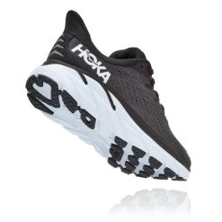 Hoka One One Clifton 8 Wide Hardloopschoenen Zwart/wit Heren -Sportschoenenwinkel hoka heren clifton 8 wide 1121374 bwht 003