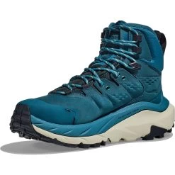 Hoka Kaha 2 GTX Wandelboots Dames - Blue Coral / Blue Graphite -Sportschoenenwinkel hoka kaha 2 gtx women s hiking shoes blue coral blue graphite 5 1364378