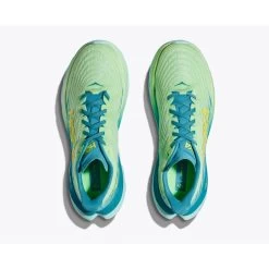 Hoka Mach 5 Hardloopschoenen - Lime Glow / Ocean Mist -Sportschoenenwinkel hoka mach 5 running shoes lime glow ocean mist1 3 1503117