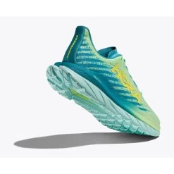 Hoka Mach 5 Hardloopschoenen - Lime Glow / Ocean Mist -Sportschoenenwinkel hoka mach 5 running shoes lime glow ocean mist1 5 1503119