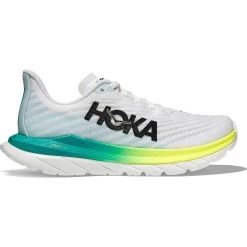 Hoka Mach 5 Hardloopschoenen - Wit / Blue Glass -Sportschoenenwinkel hoka mach 5 running shoes white blue glass 1 1503123