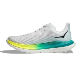 Hoka Mach 5 Hardloopschoenen - Wit / Blue Glass -Sportschoenenwinkel hoka mach 5 running shoes white blue glass 3 1503125