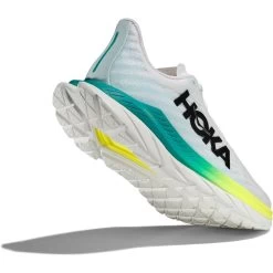 Hoka Mach 5 Hardloopschoenen - Wit / Blue Glass -Sportschoenenwinkel hoka mach 5 running shoes white blue glass 8 1503122
