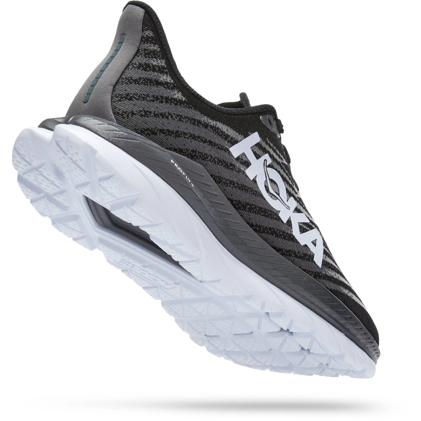 Hoka Mach 5 Wide Dames Hardloopschoenen - Zwart / Castlerock 4 Hoka Mach 5 Wide Dames Hardloopschoenen - Zwart / Castlerock - Afbeelding 2