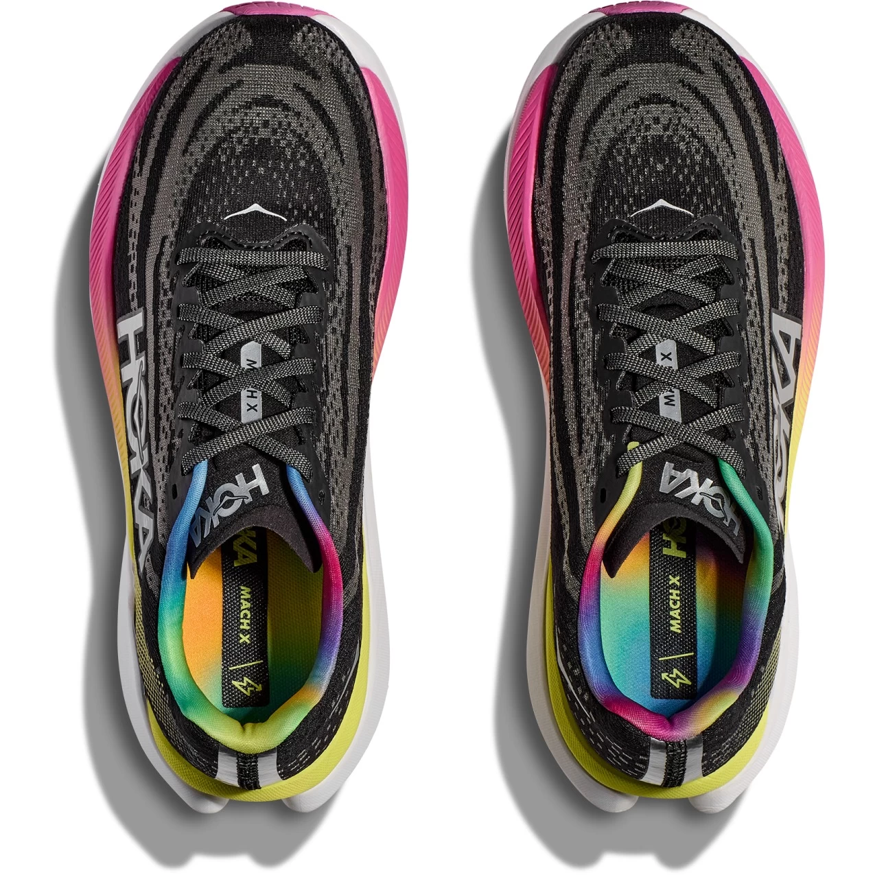 Hoka Mach X Hardloopschoenen Dames - Zwart / Zilver 9 Hoka Mach X Hardloopschoenen Dames - Zwart / Zilver - Afbeelding 7