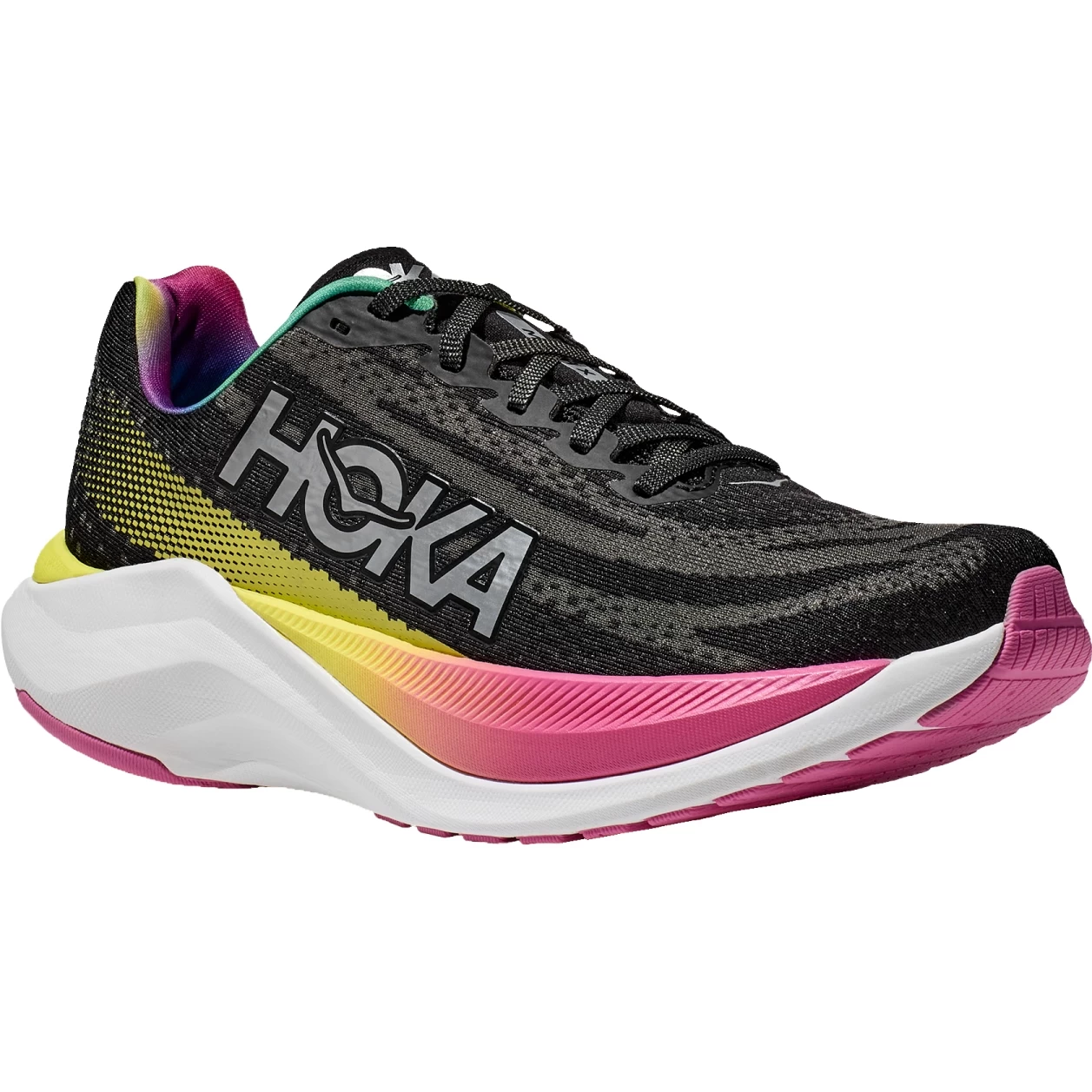 Hoka Mach X Hardloopschoenen Dames - Zwart / Zilver 3 Hoka Mach X Hardloopschoenen Dames - Zwart / Zilver