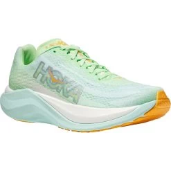 Hoka Mach X Hardloopschoenen Dames - Lime Glow / Sunlit Ocean