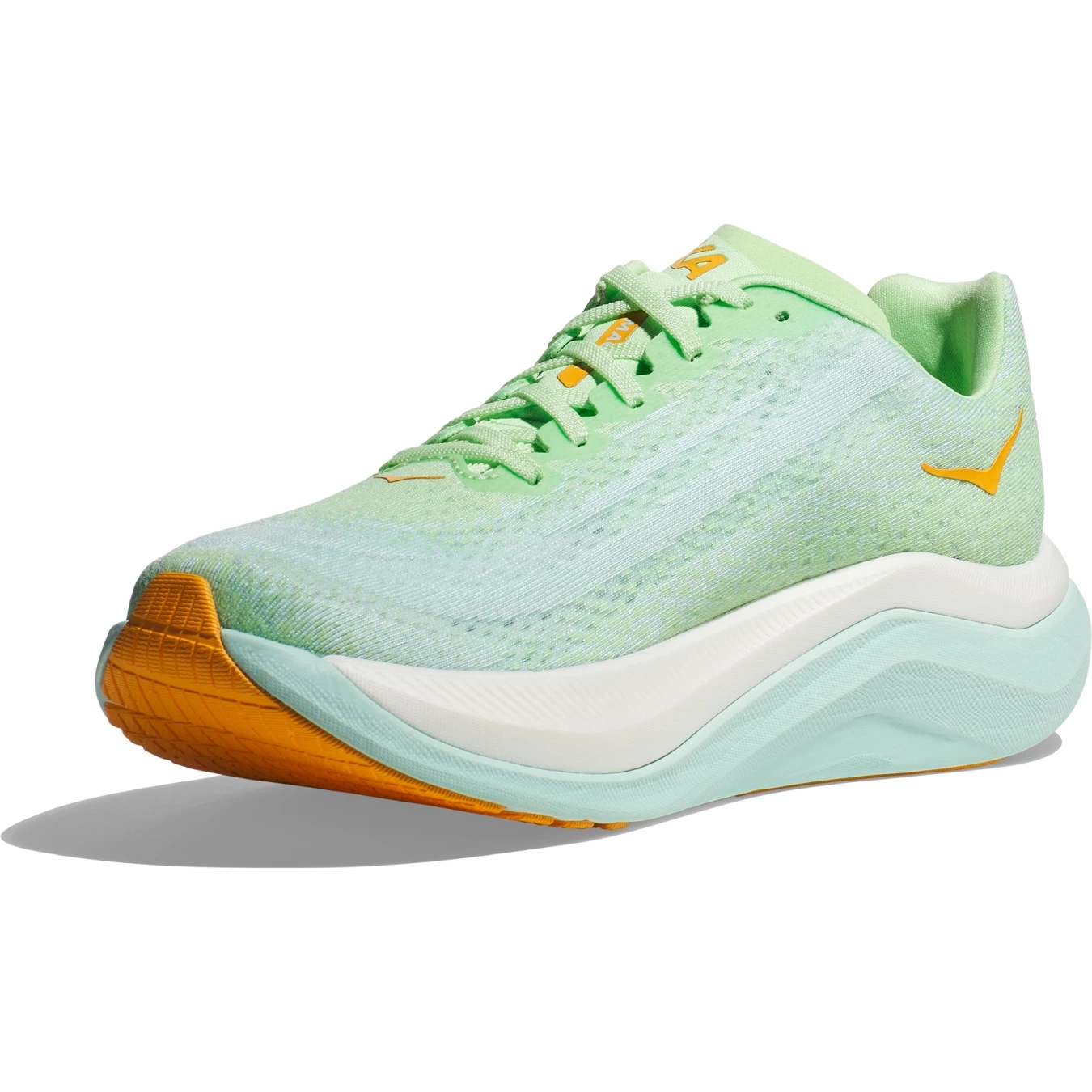 Hoka Mach X Hardloopschoenen Dames - Lime Glow / Sunlit Ocean 4 Hoka Mach X Hardloopschoenen Dames - Lime Glow / Sunlit Ocean - Afbeelding 2