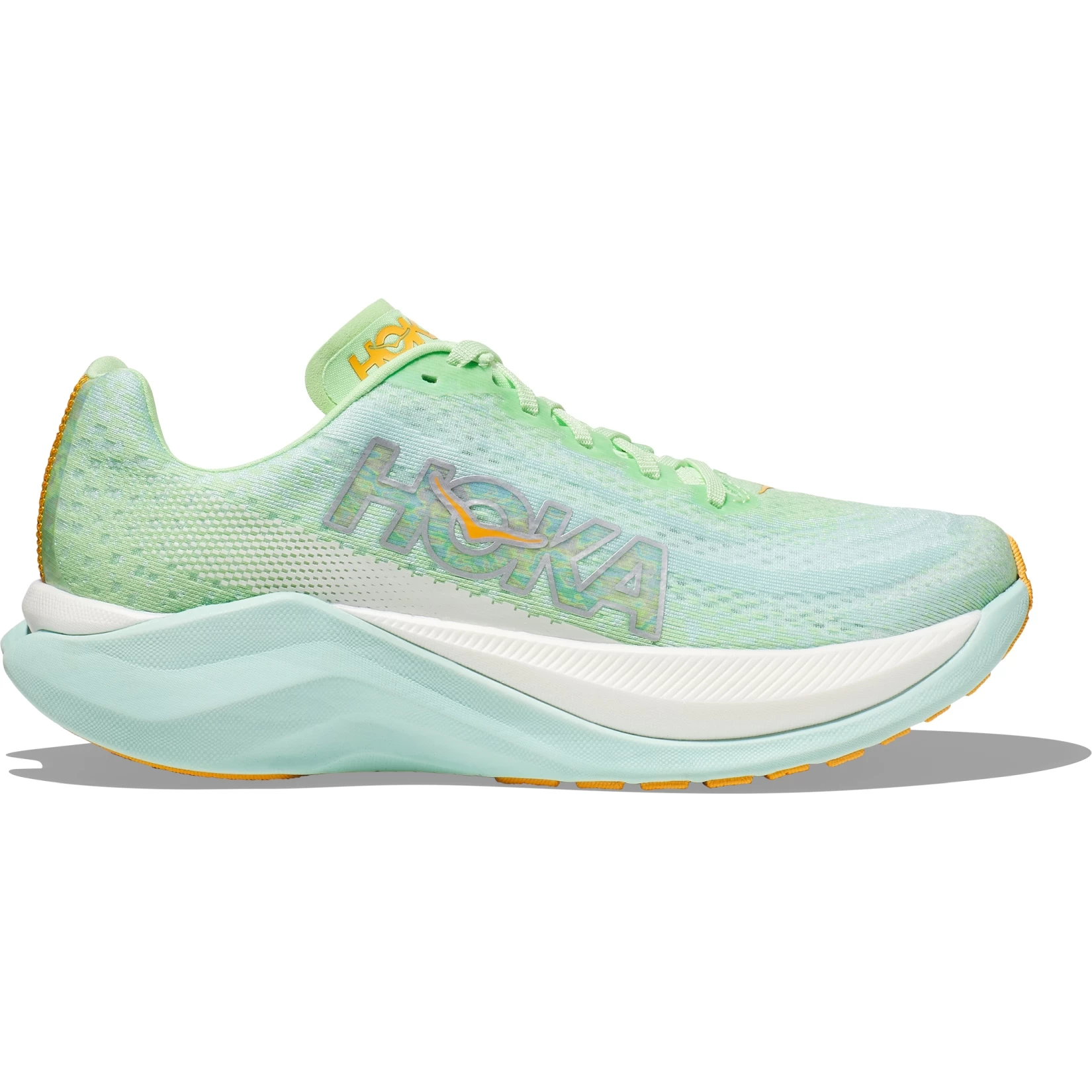 Hoka Mach X Hardloopschoenen Dames - Lime Glow / Sunlit Ocean 5 Hoka Mach X Hardloopschoenen Dames - Lime Glow / Sunlit Ocean - Afbeelding 3