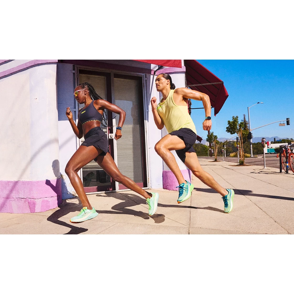 Hoka Mach X Hardloopschoenen Dames - Lime Glow / Sunlit Ocean 11 Hoka Mach X Hardloopschoenen Dames - Lime Glow / Sunlit Ocean - Afbeelding 9