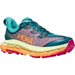Hoka Mafate Speed 4 Hardloopschoenen Dames - Deep Lake / Ceramic